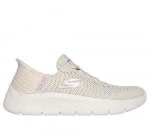 Women Skechers Slip-ins: GO WALK Flex - Grand Entry Hands Free Slip Ins Off White USA | 1068-IPOQT