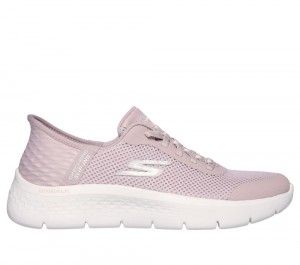 Women Skechers Slip-ins: GO WALK Flex - Grand Entry Hands Free Slip Ins Mauve Purple USA | 5247-GNWDY