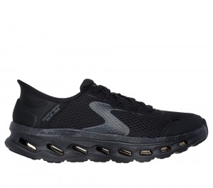 Women Skechers Slip-ins: GO WALK Glide-Step 2.0 Hands Free Slip Ins Black USA | 3471-WFICU