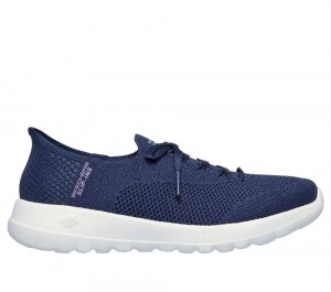 Women Skechers Slip-ins: GO WALK Joy - Abby Hands Free Slip Ins Navy USA | 4310-JZDIK