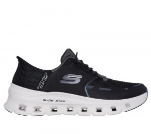 Women Skechers Slip-ins: Glide-Step Pro Sneakers Black / Charcoal USA | 6324-YIWNQ