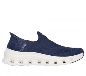Women Skechers Slip-ins: Glide-Step Pro - Everyday Hands Free Slip Ins Navy USA | 5730-IVTKZ