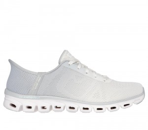 Women Skechers Slip-ins: Glide-Step - Excite Slip On Shoes Grey USA | 5179-QBSVL