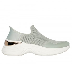 Women Skechers Slip-ins: Hazel - Rosalind Hands Free Slip Ins Sage Turquoise USA | 7581-YPGOA