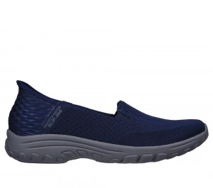 Women Skechers Slip-ins RF: Reggae Fest 2.0 - Guiding Hands Free Slip Ins Navy USA | 9508-ZLGQU