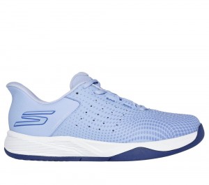 Women Skechers Slip-ins Relaxed Fit: Viper Court Reload Hands Free Slip Ins Blue / White USA | 2497-NUXLQ
