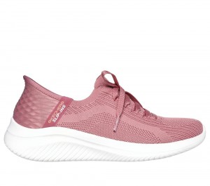 Women Skechers Slip-ins: Ultra Flex 3.0 - Brilliant Hands Free Slip Ins Mauve Purple USA | 9427-HNUTS