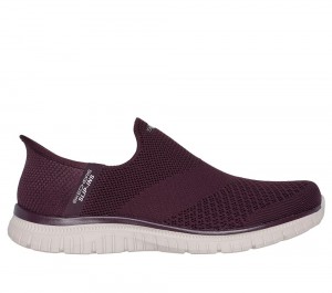Women Skechers Slip-ins: Virtue - Sleek Slip On Shoes Wine Purple USA | 7913-ELBJI