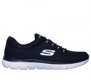 Women Skechers Summits Sneakers Navy / Light Blue USA | 8457-XYLGT