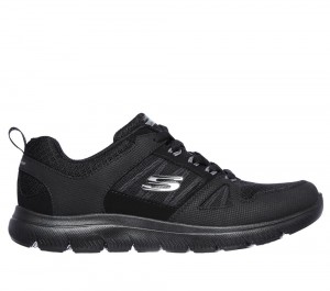Women Skechers Summits - New World Sneakers Black USA | 1037-RJIZD