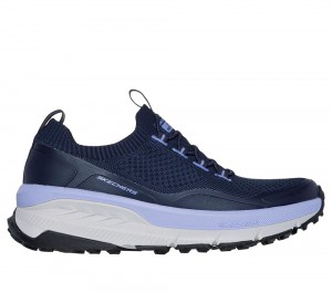Women Skechers Switch Back - Zenventure Slip On Shoes Navy USA | 4865-YQNOH