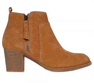 Women Skechers Taxi - Out In Town Slip On Shoes Chestnut Brown USA | 1572-GYIDP