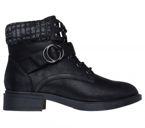 Women Skechers Tenley - Dreaming Of Fall Boots Black USA | 2708-QSPIL