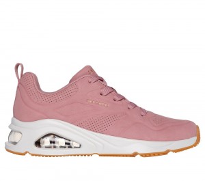 Women Skechers Tres-Air Uno - Ah-Mazing Sneakers Rose USA | 8047-MOBIV
