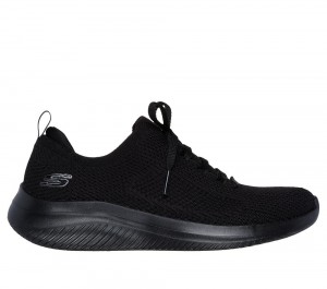 Women Skechers Ultra Flex 3.0 - Daily Choice Slip On Shoes Black USA | 2630-DIUCS