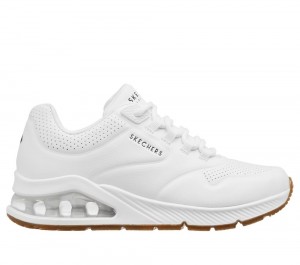 Women Skechers Uno 2 - Air Around You Wedges White USA | 1650-FPWHR