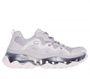 Women Skechers Uno Chaos Lace Up Shoes Lavender Purple USA | 9634-IGNQO