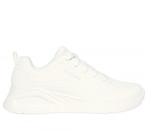 Women Skechers Uno Lite - Lighter One Wedges White USA | 7956-YXECN