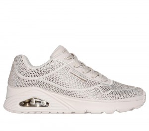 Women Skechers Uno - Disco Rave Wedges Taupe Brown USA | 9324-ZDOFA