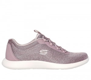 Women Skechers Vapor Foam Lite - Revolve Slip On Shoes Mauve Purple USA | 7824-LQTDW