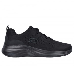 Women Skechers Vapor Foam - Fresh Trend Lace Up Shoes Black USA | 7051-UDFGE