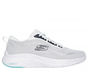 Women Skechers Vapor Foam - Smooth Ride Lace Up Shoes White / Black USA | 1709-UZJML