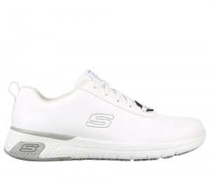 Women Skechers Work Relaxed Fit: Marsing - Gmina SR Work Shoes White USA | 3642-GJEUC