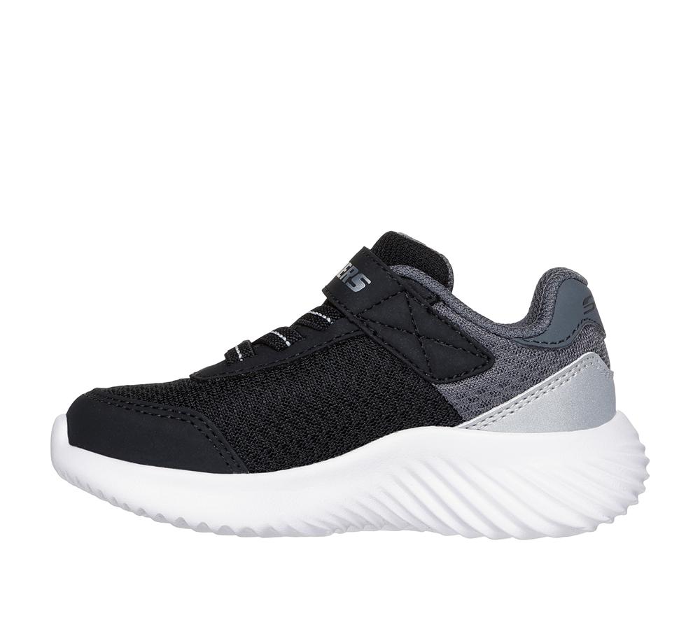 Boys's Skechers Bounder - Trekzic Sneakers Black / Silver  USA |  1786-MYCZT