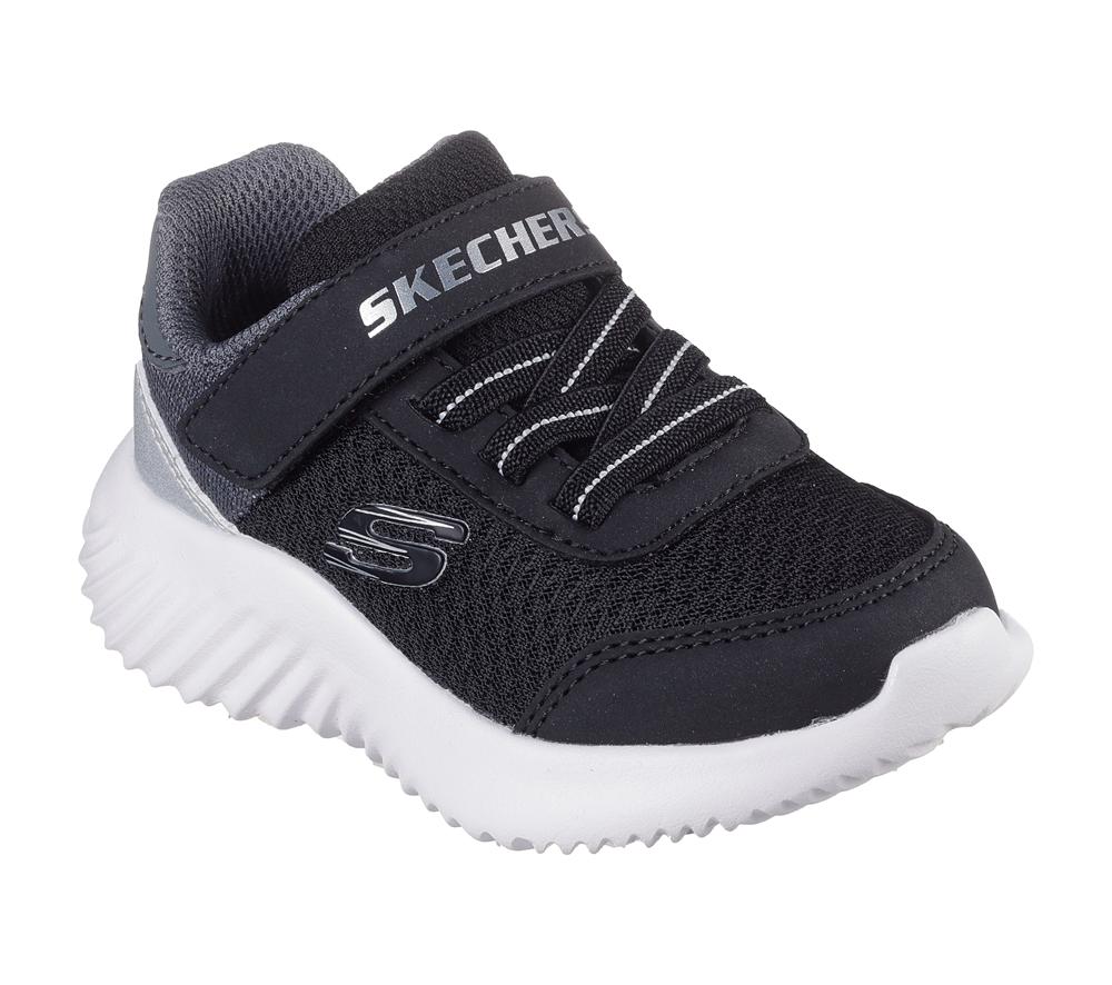 Boys's Skechers Bounder - Trekzic Sneakers Black / Silver  USA |  1786-MYCZT