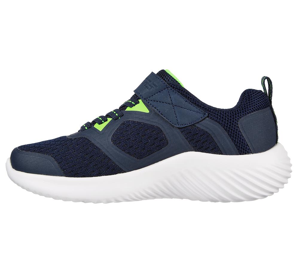 Boys's Skechers Bounder - Voltvor Sneakers Navy / Lime  USA |  4896-NOESW
