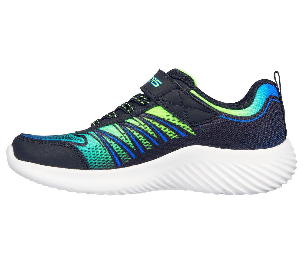 Boys's Skechers Bounder - Zatic Sneakers Black / Lime  USA |  6870-SBTVM