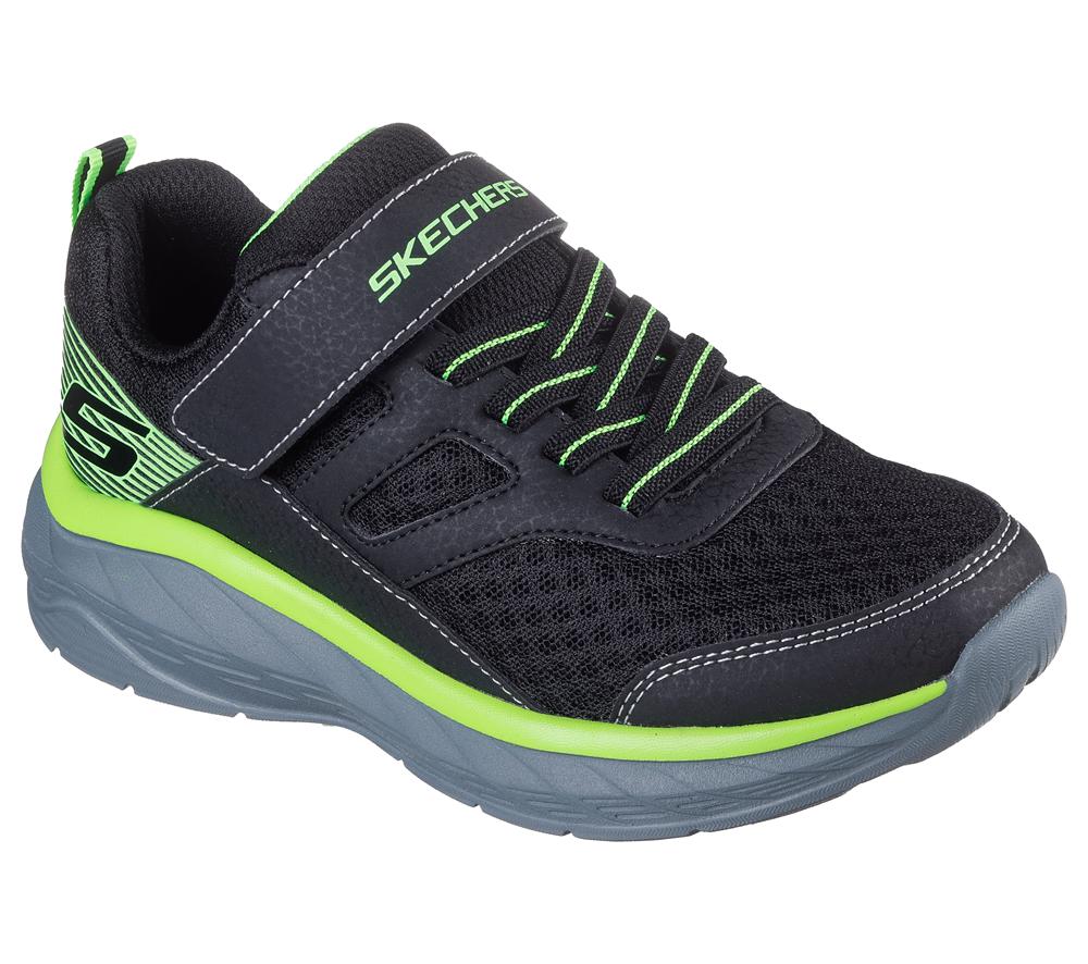 Boys's Skechers Boundless Sneakers Black / Lime  USA |  4950-GDJON
