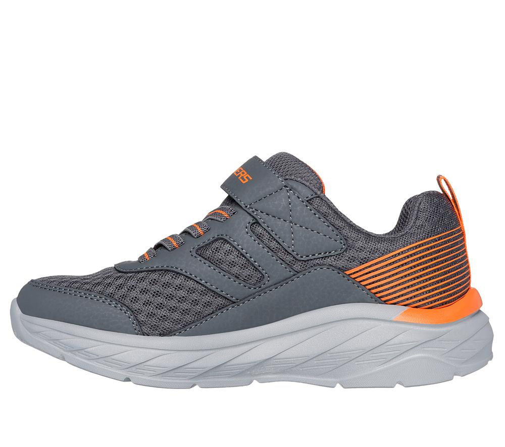 Boys's Skechers Boundless Sneakers Charcoal / Orange  USA |  3842-BHPOA