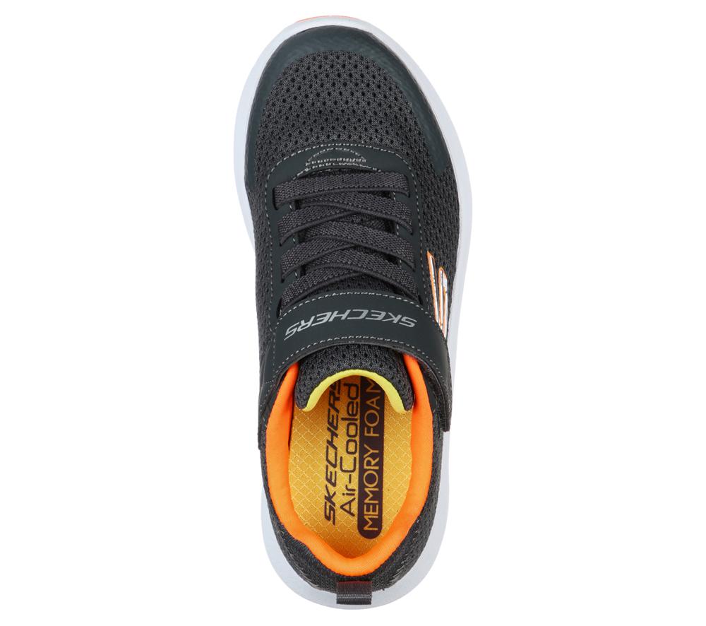Boys's Skechers Dynamic Tread Sneakers Charcoal / Orange  USA |  5740-CHDPO