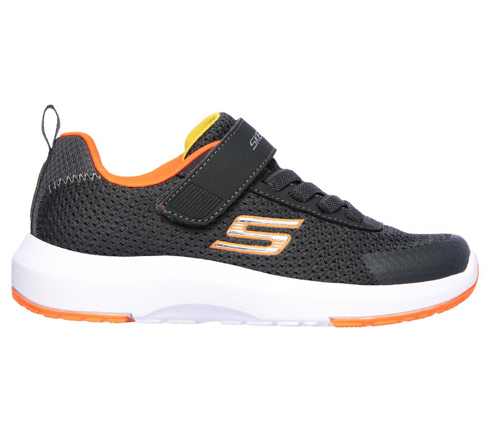 Boys's Skechers Dynamic Tread Sneakers Charcoal / Orange  USA |  5740-CHDPO