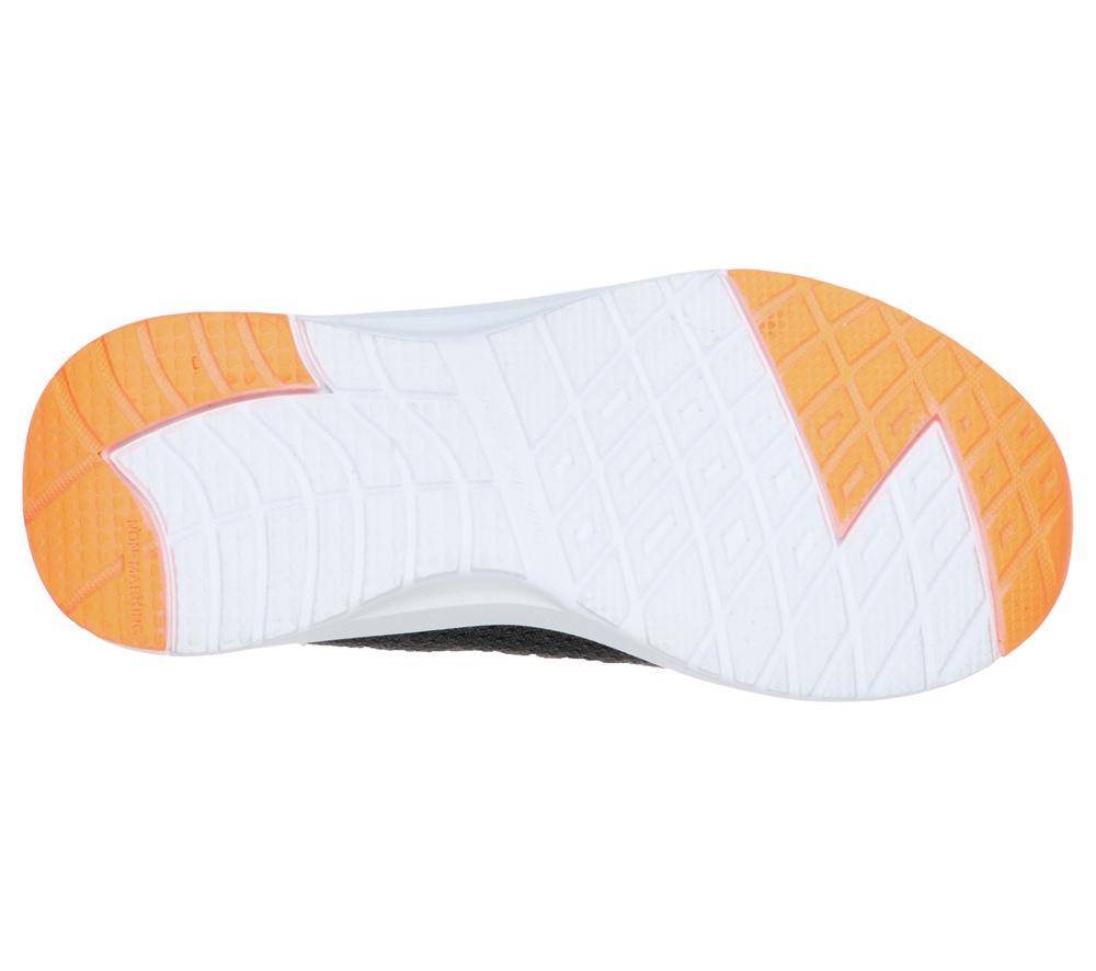 Boys's Skechers Dynamic Tread - Nitrode Sneakers Charcoal / Orange  USA |  7129-NBXJA