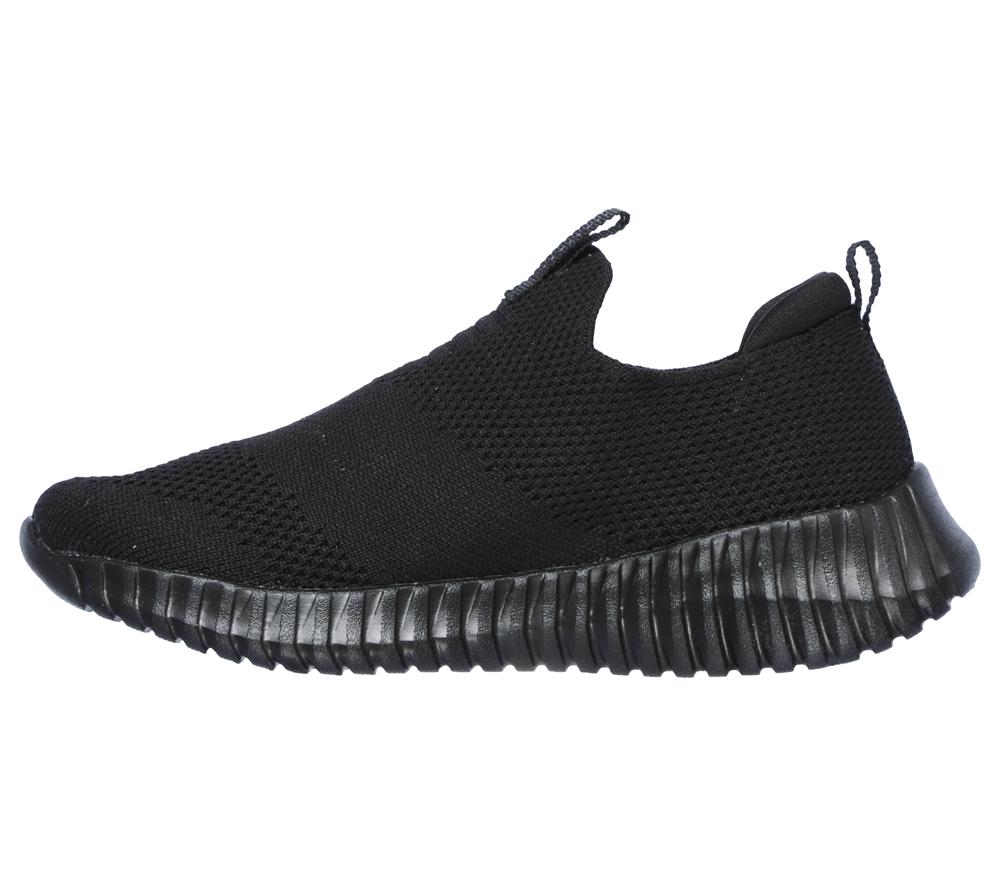 Boys's Skechers Elite Flex - Wasick Sneakers Black  USA |  6528-KANYB