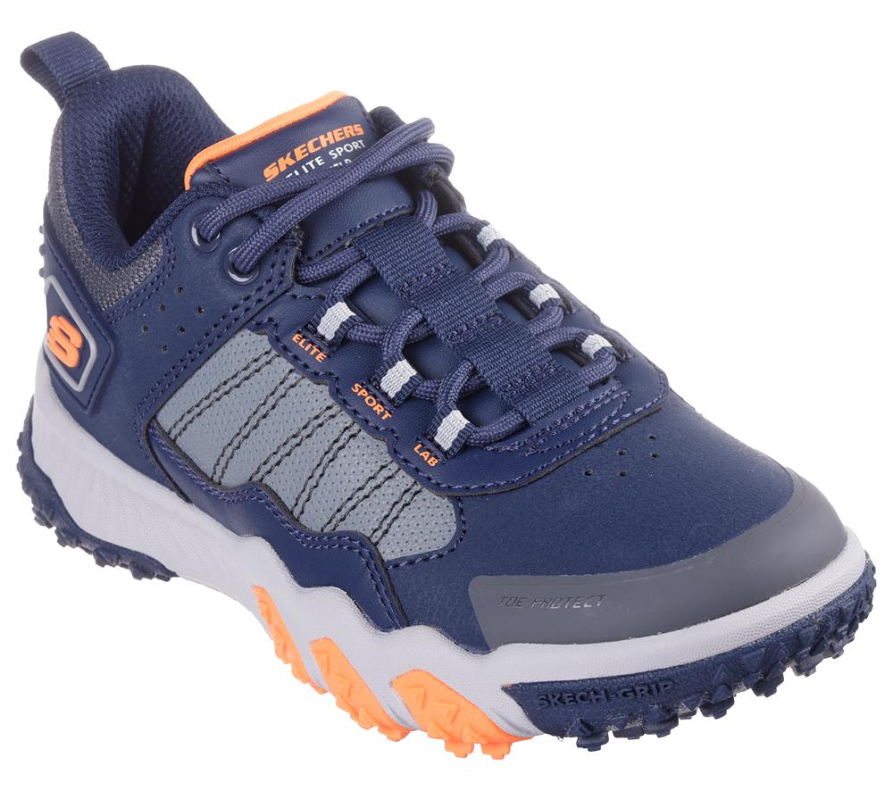 Boys's Skechers Elite Sport Field Sneakers Navy / Charcoal  USA |  7412-VIKPZ