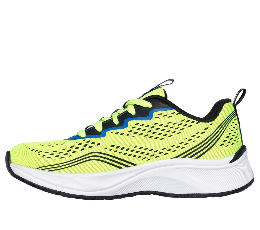 Boys's Skechers Elite Sport - Push-Pace Sneakers Yellow / Black  USA |  2907-WVSFG
