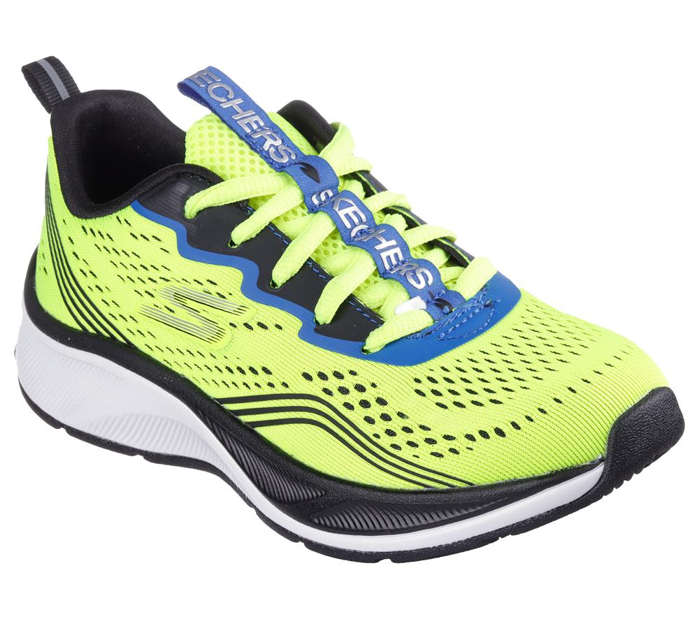 Boys's Skechers Elite Sport - Push-Pace Sneakers Yellow / Black  USA |  2907-WVSFG
