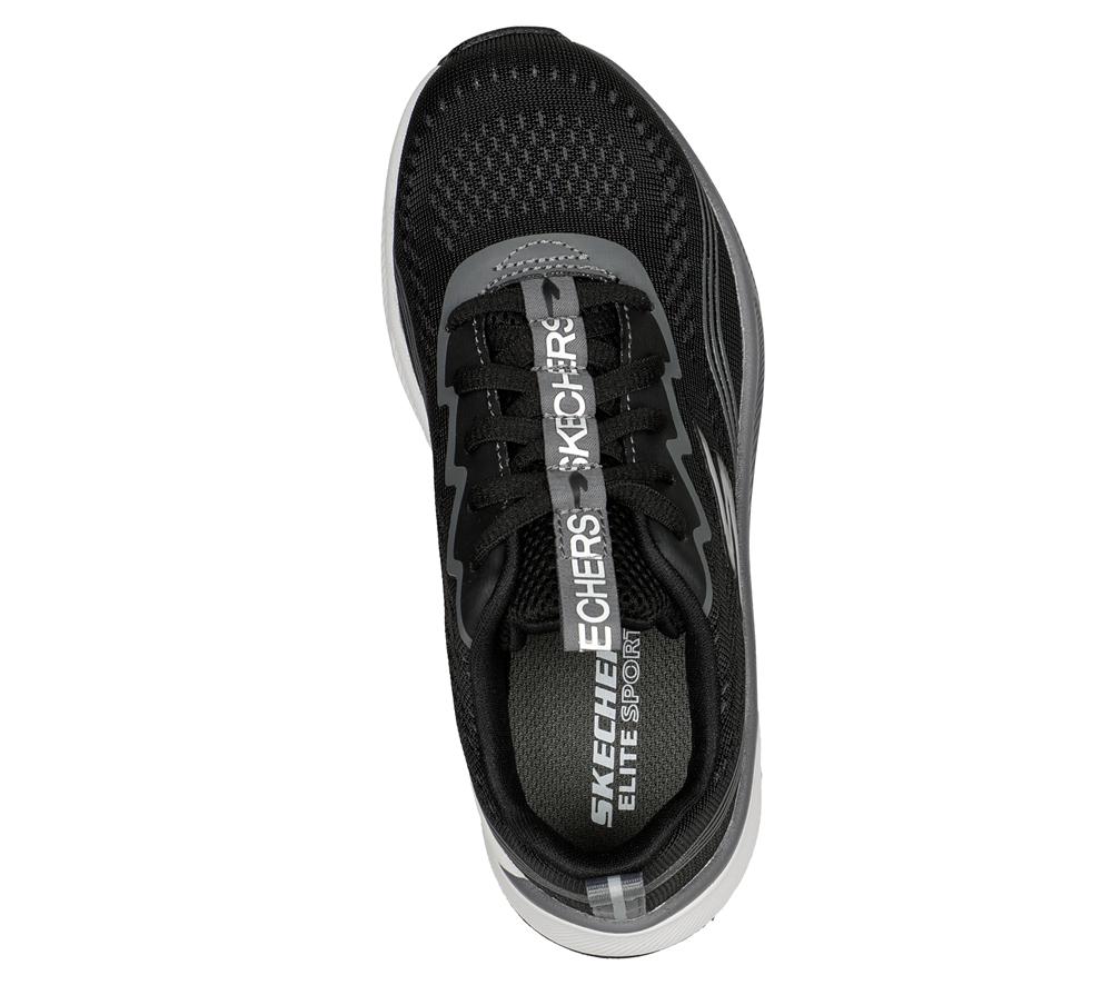 Boys's Skechers Elite Sport - Push-Pace Sneakers Black / Charcoal  USA |  4019-KJTLC