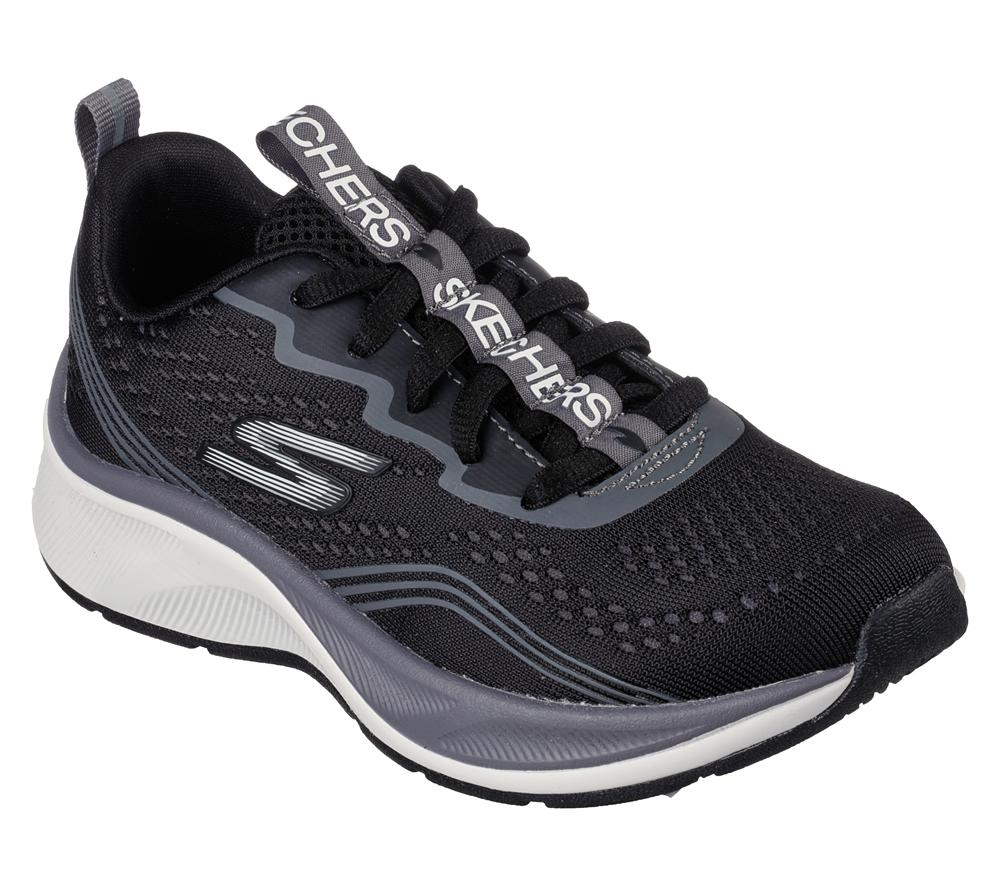Boys's Skechers Elite Sport - Push-Pace Sneakers Black / Charcoal  USA |  4019-KJTLC