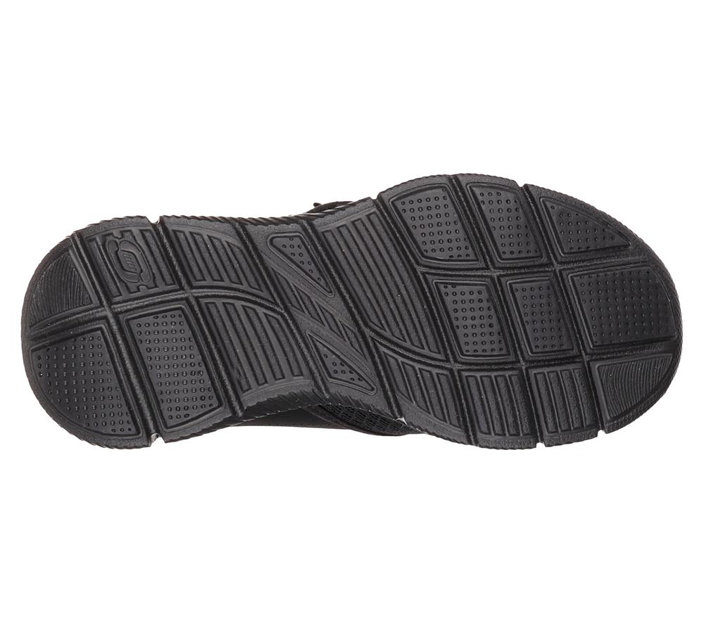 Boys's Skechers Equalizer - Persistent Slip On Shoes Black  USA |  9764-YURLK