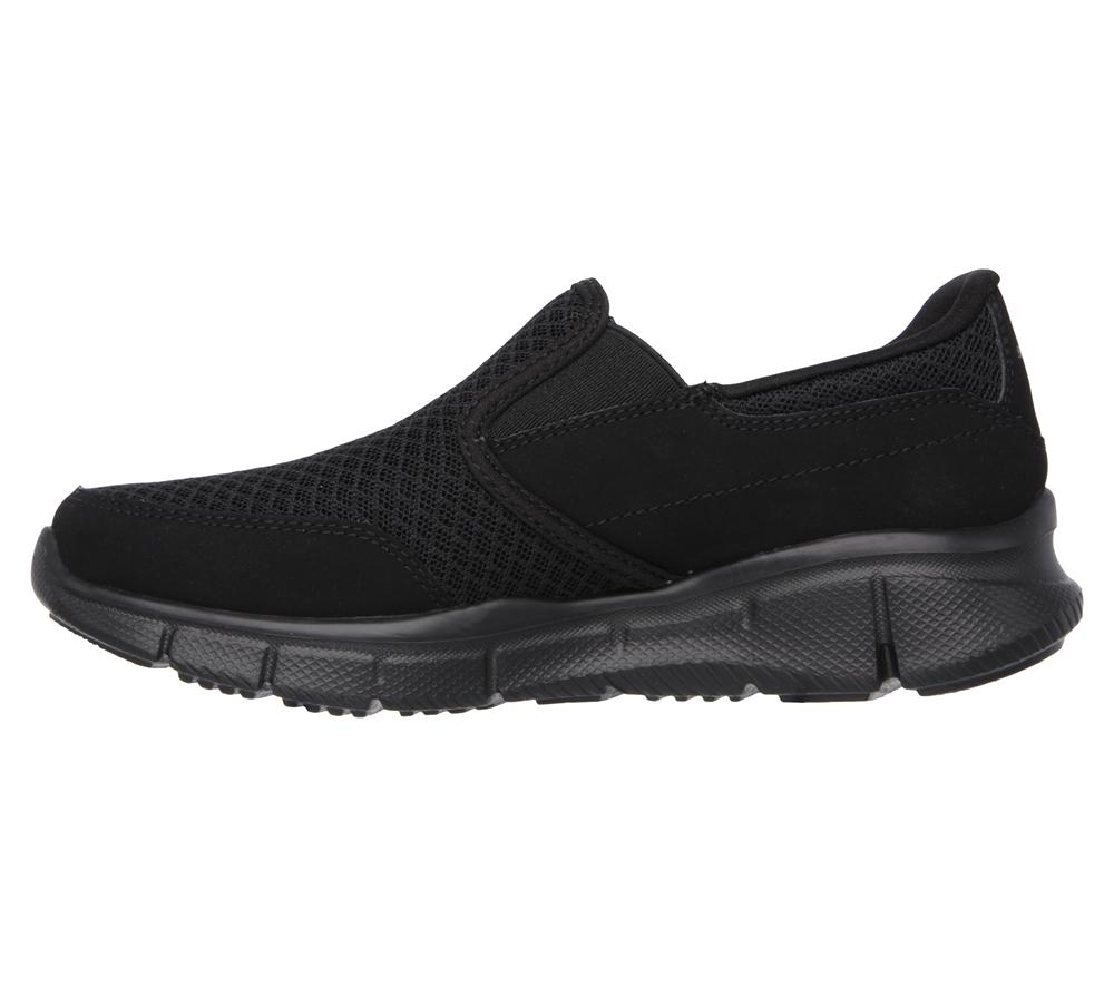 Boys's Skechers Equalizer - Persistent Slip On Shoes Black  USA |  9764-YURLK