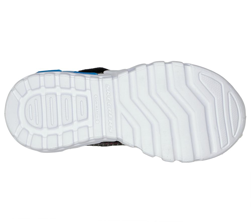 Boys's Skechers Flex-Glow Elite - Vorlo Light Up Sneakers Black / Red / Blue  USA |  2837-INWLP