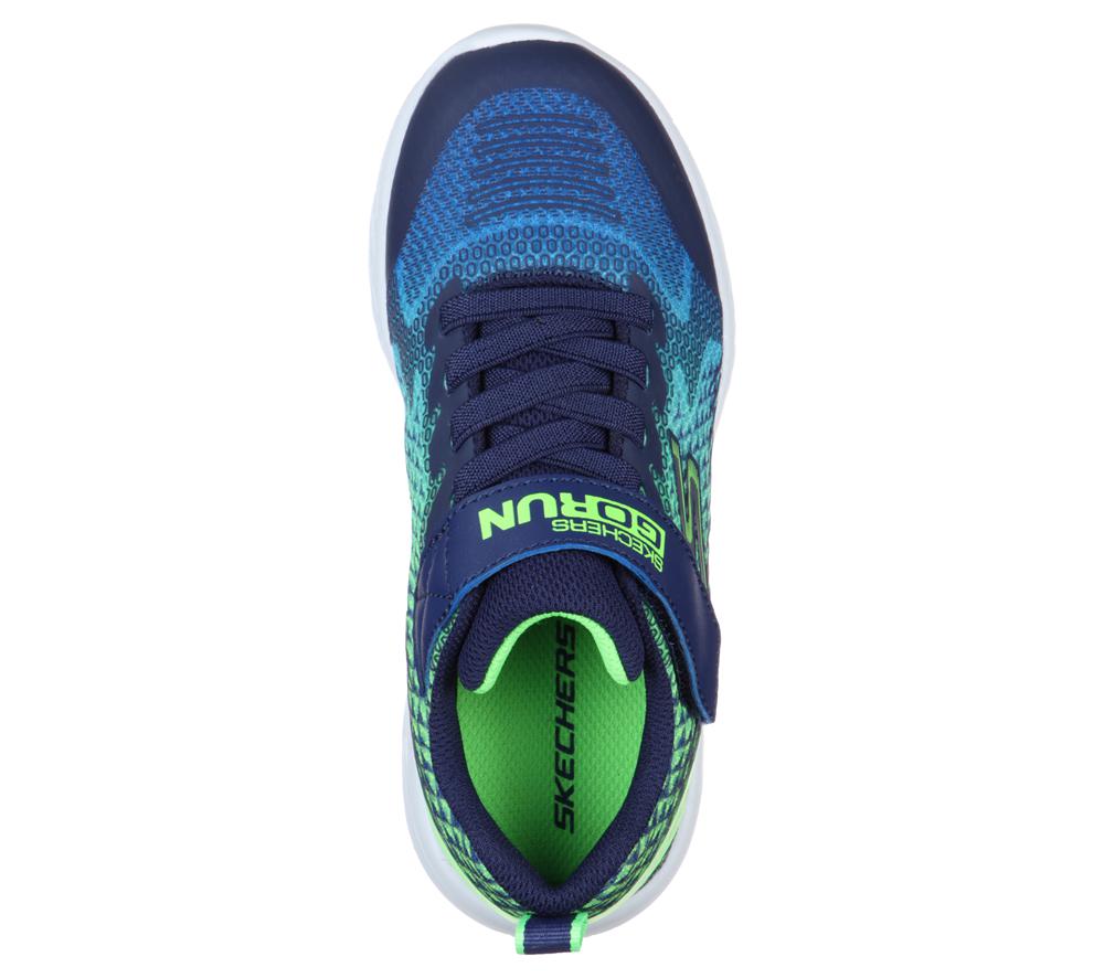 Boys's Skechers GO RUN 600 - Baxtux Sneakers Navy / Lime  USA |  2073-QXFZY