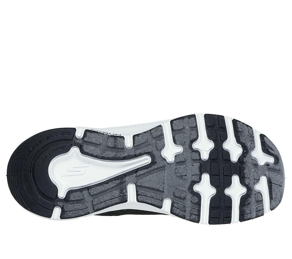Boys's Skechers GO RUN Consistent 2.0 - Kexlux Slip On Shoes Black / Lime  USA |  6398-LBGVZ