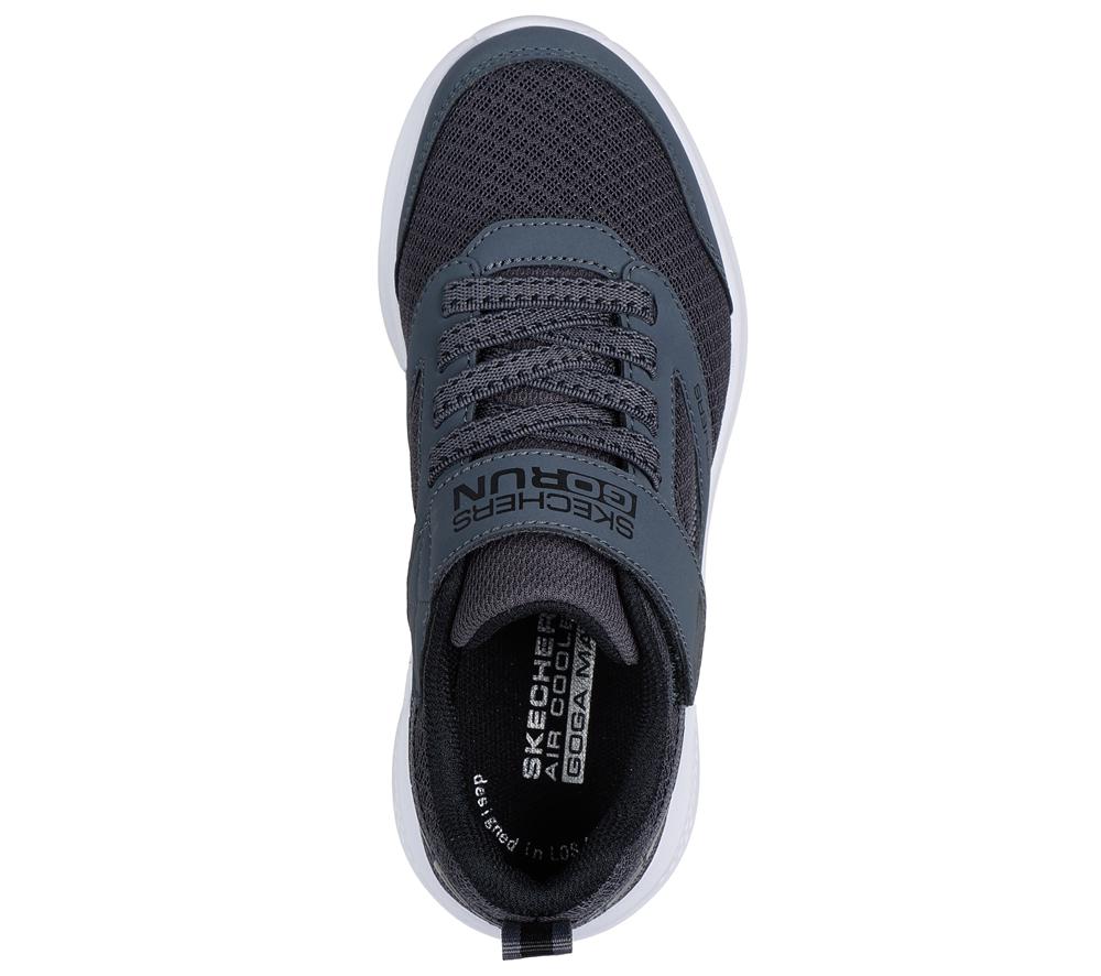 Boys's Skechers GO RUN Elevate - Astonishing Speed Sneakers Charcoal  USA |  8057-OFUHQ
