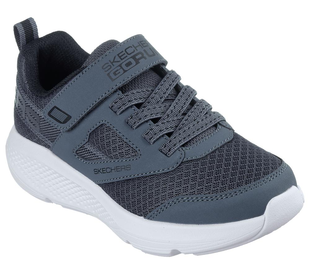 Boys's Skechers GO RUN Elevate - Astonishing Speed Sneakers Charcoal  USA |  8057-OFUHQ