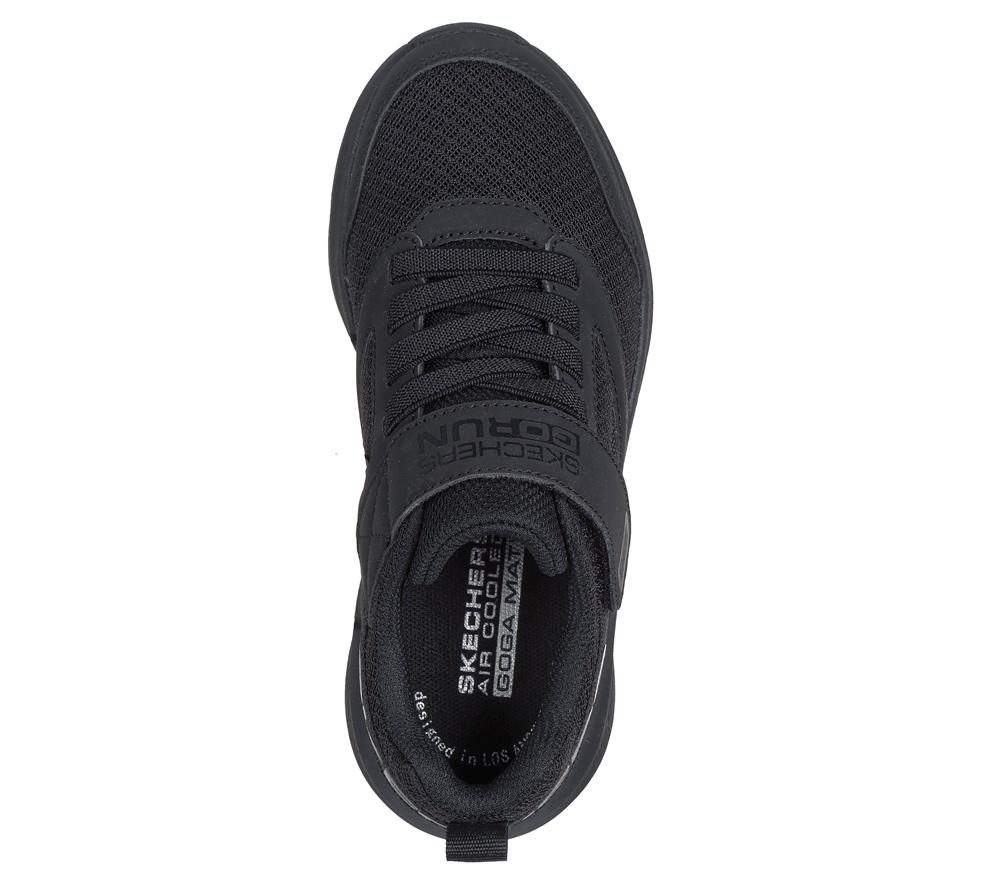 Boys's Skechers GO RUN Elevate - Astonishing Speed Slip On Shoes Black  USA |  0926-LRUDO